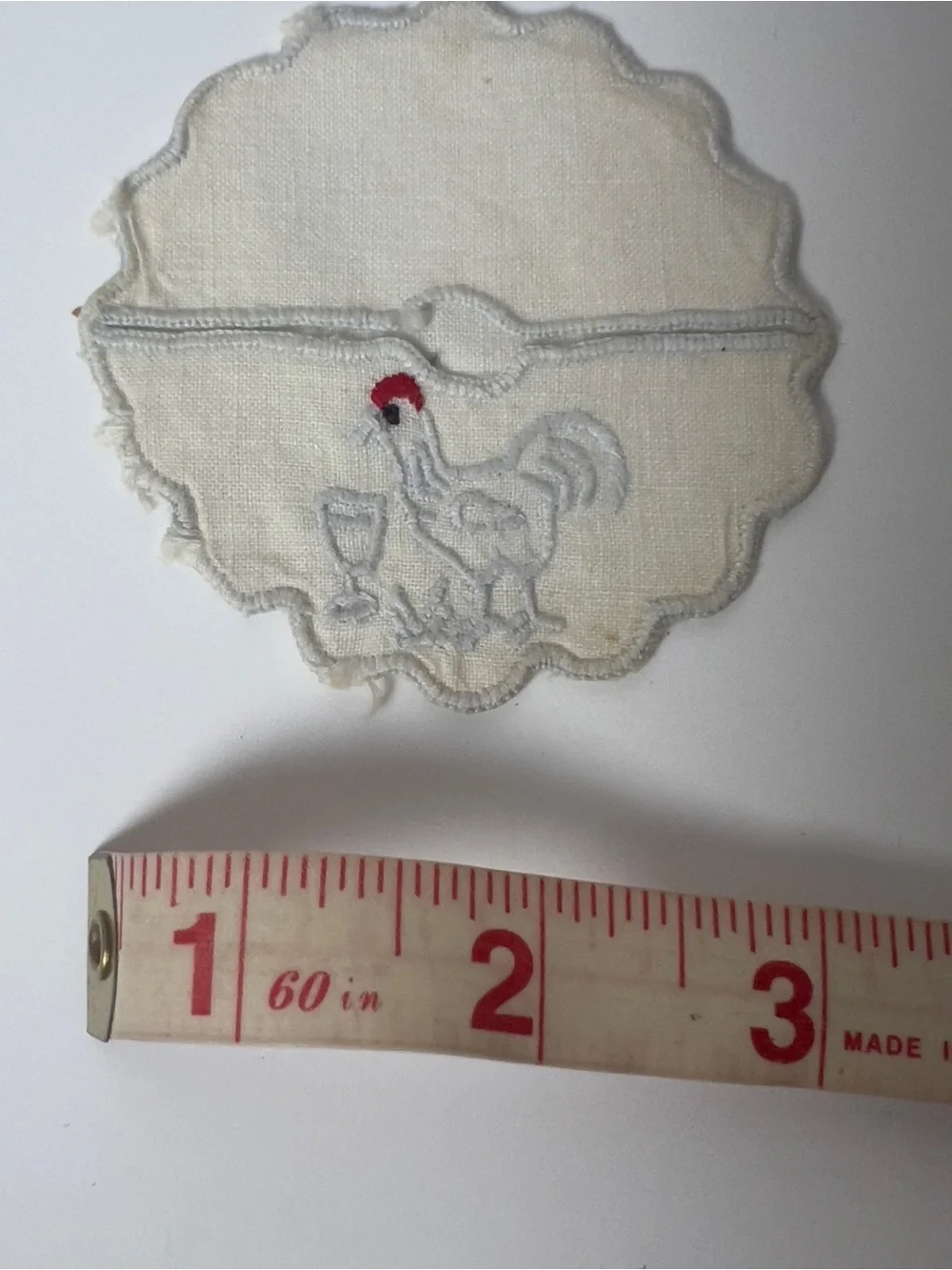 1940s-50s Vintage Rooster Wine Coasters - Wine Slippers - Set of 5